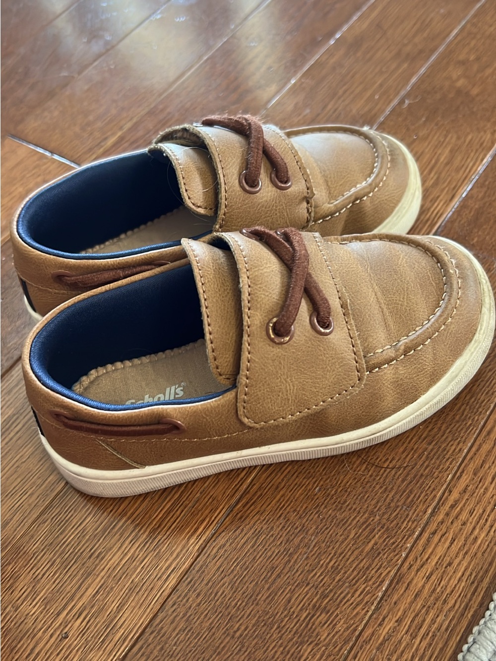 Dr. Scholl's Kids Tan Slip-On Boat Sneakers